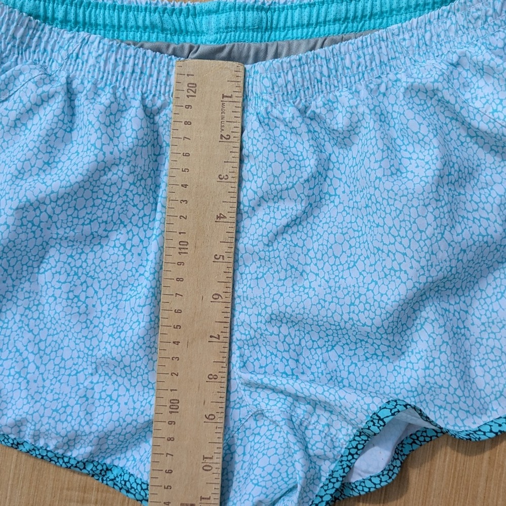 Nike Running Shorts Women's Large Blue White Athletic Workout Gym - Picture 4 of 7
